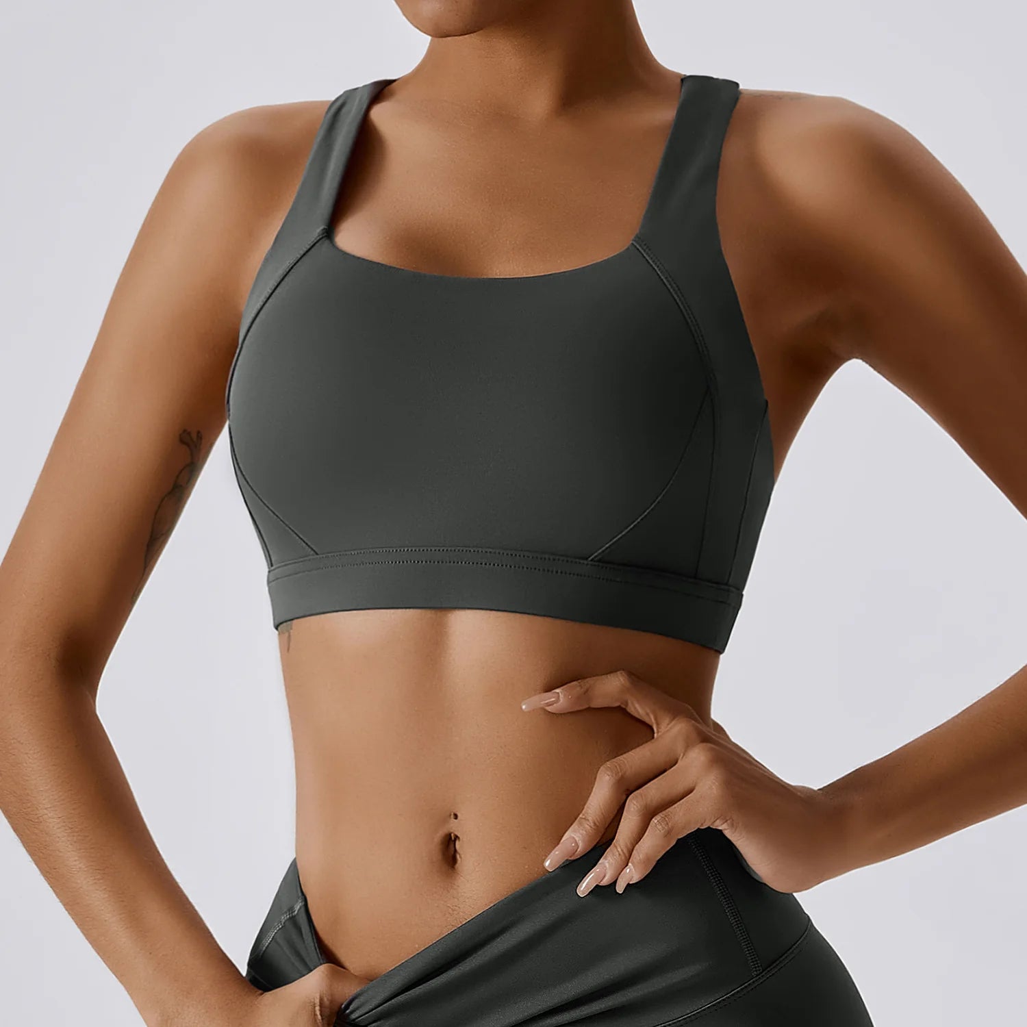 only bra dark grey