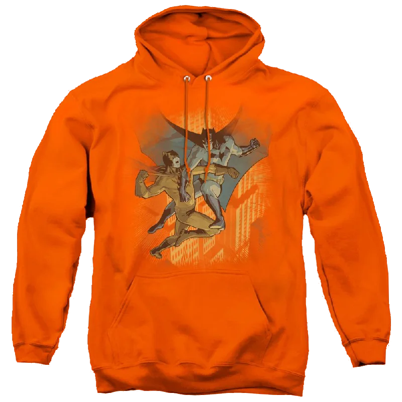 Dc Batman Batman Vs Catman - Pullover Hoodie High Neck Pullover