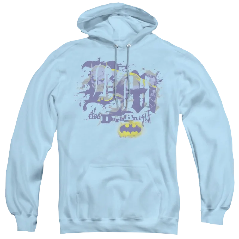 Dc Batman He Sees All - Pullover Hoodie Cap Sleeve Casual