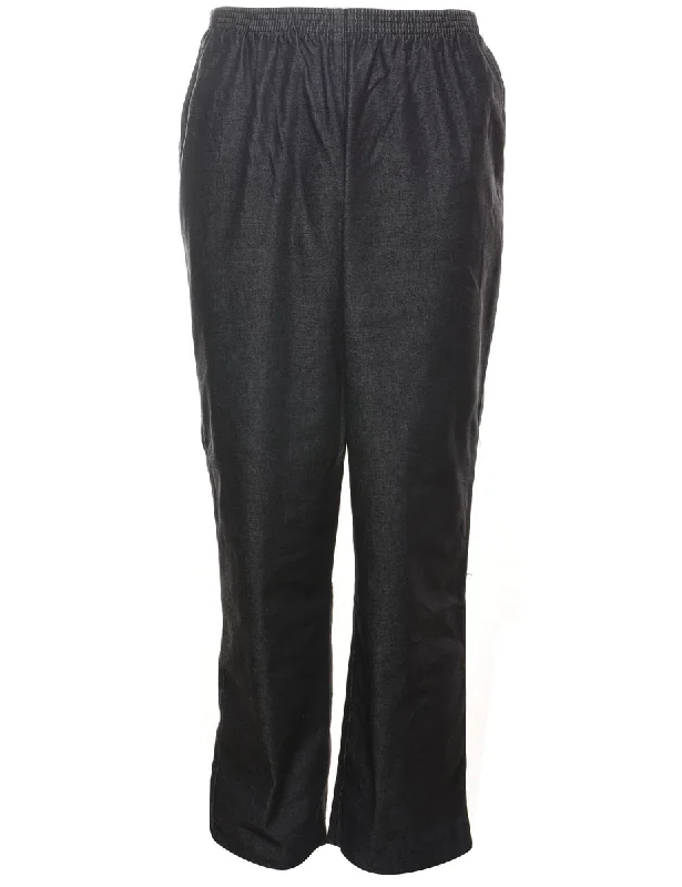 Dark Wash Flared Denim Trousers - W28 L28 Trousers Review Highly