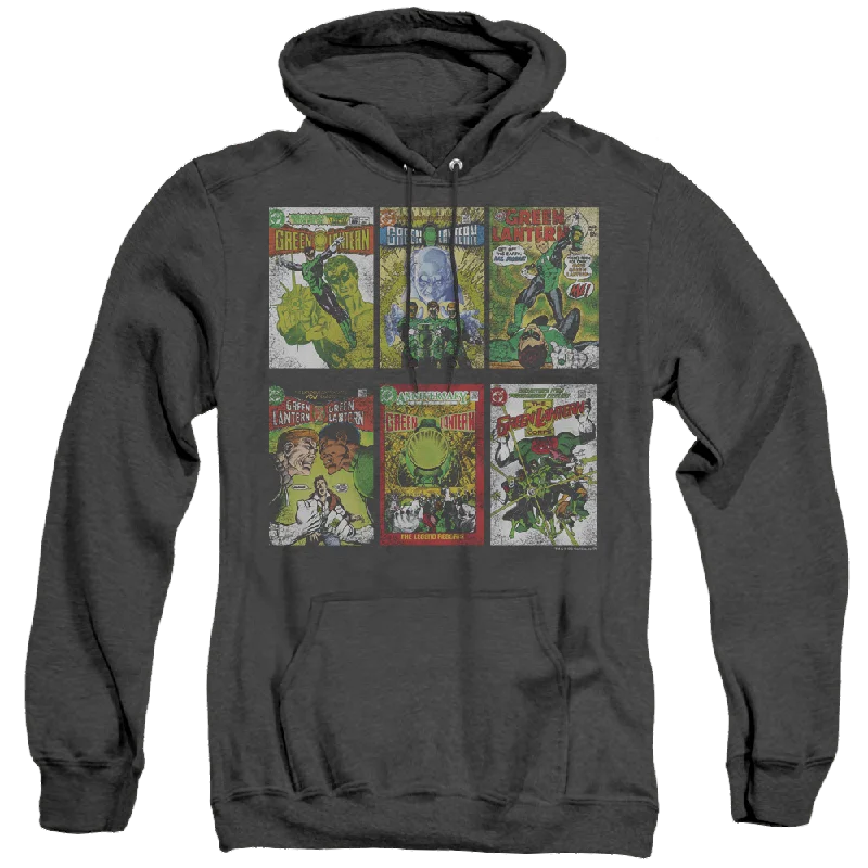 Green Lantern Gl Covers - Heather Pullover Hoodie Slit Sleeve Stylish