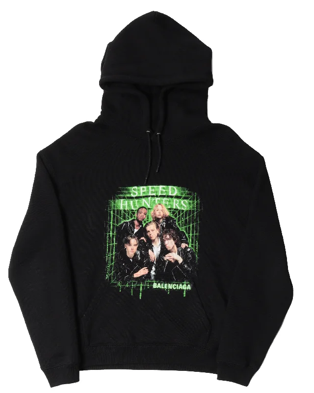 Speed Hunter Hoodie Hoodie with Monochrome Minimalist Simple