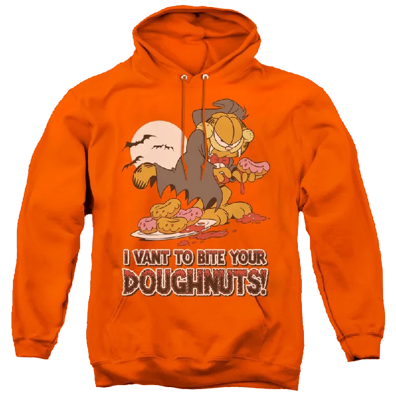 Garfield I Vant Doughnuts - Pullover Hoodie Textured Knit Design