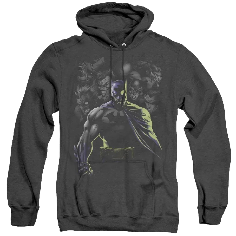 Dc Batman Villains Unleashed - Heather Pullover Hoodie Sabrina Neck Pullover