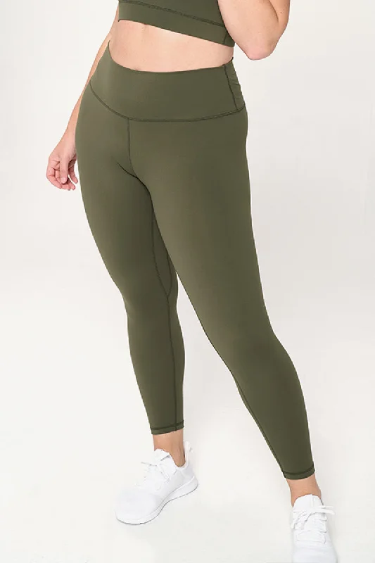 PLUS SIZE SUPER SOFT High Rise Active Leggings Fashionable Fitted Workout Leggings