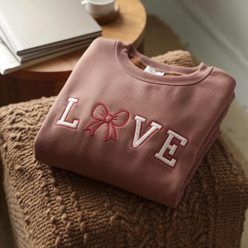 Embroidered Love Coquette Sweatshirt, Embroidered Love Shirt, Hoodie, Valentine's Day Couples Gifts Valentines Day,Gift for Her, Girlfriend Hoodie with Stripes Bold Sporty Embroidered Love Coquette Sweatshirt, Embroidered Love Shirt, Hoodie, Valentine's Day Couples Gifts Valentines Day,Gift for Her, Girlfriend Hoodie with Stripes Bold Sporty