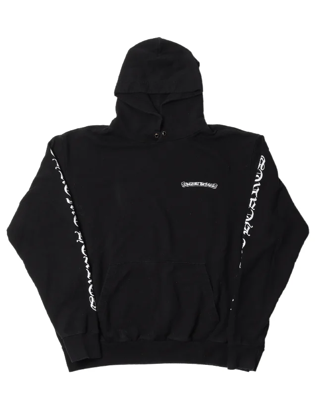 Scroll Logo Hoodie Hoodie with Slit Hem Functional Movement