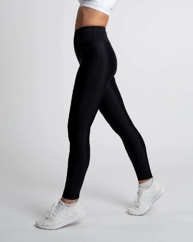 Classic Leggings (Night) Elegant Satin Finish Leggings