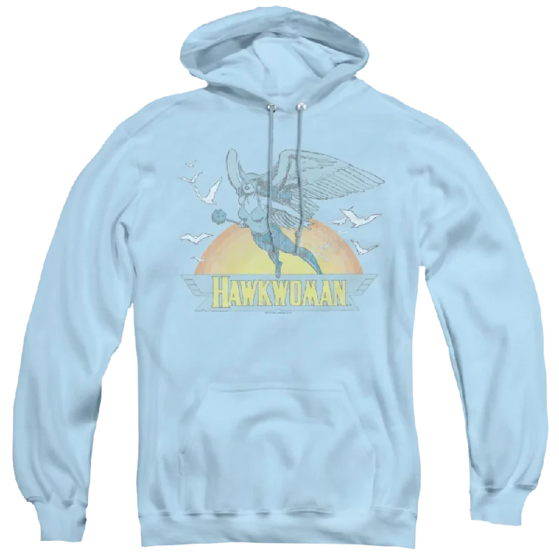 More Dc Characters Hawkwoman - Pullover Hoodie Ruffle Neck Pullover