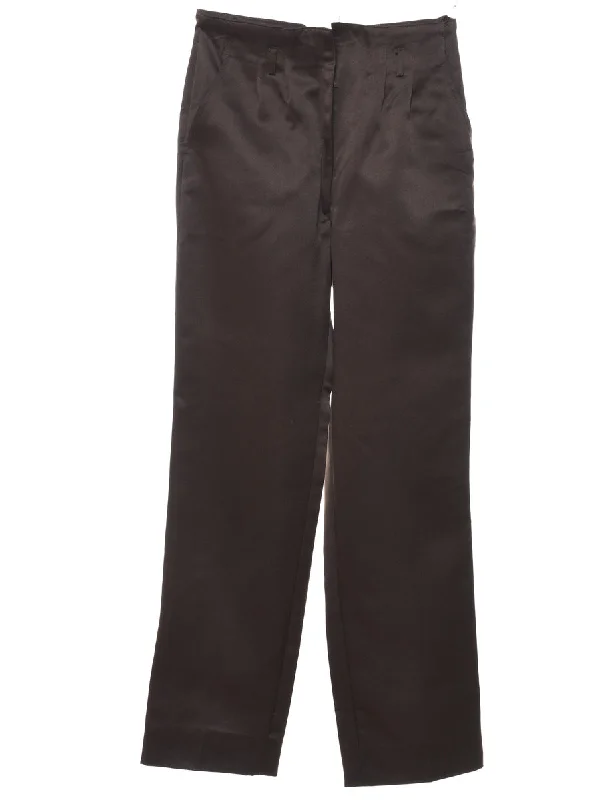Dark Brown Trousers - W26 L32 Trousers Corduroy Warm