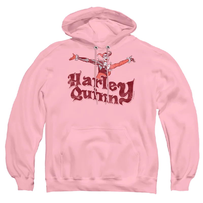 Harley Quinn Harley Hop Vintage - Pullover Hoodie Button Front Sweater