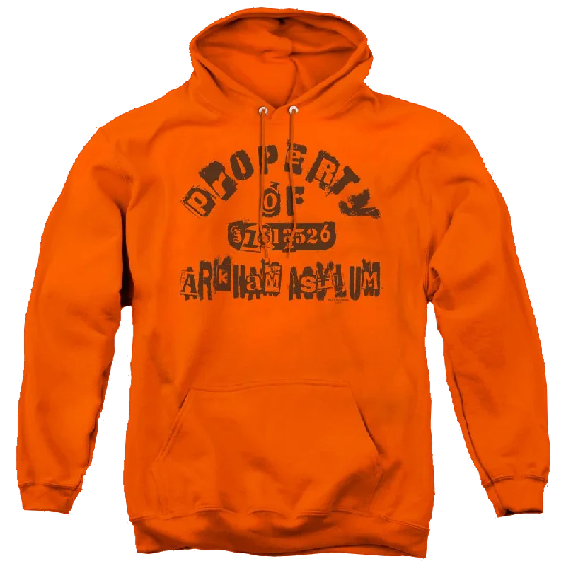 Dc Batman Property Of Arkham - Pullover Hoodie Flare Sleeve Stylish