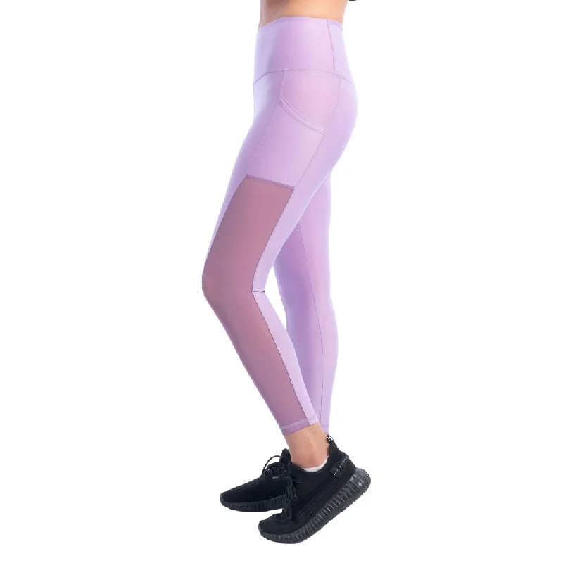 NYA Leggings with Mesh cutout Fashionable Stretchy Fit Leggings