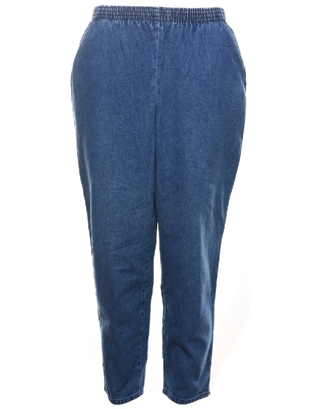Medium Wash Denim Trousers - W28 L26 Trousers New Arrival