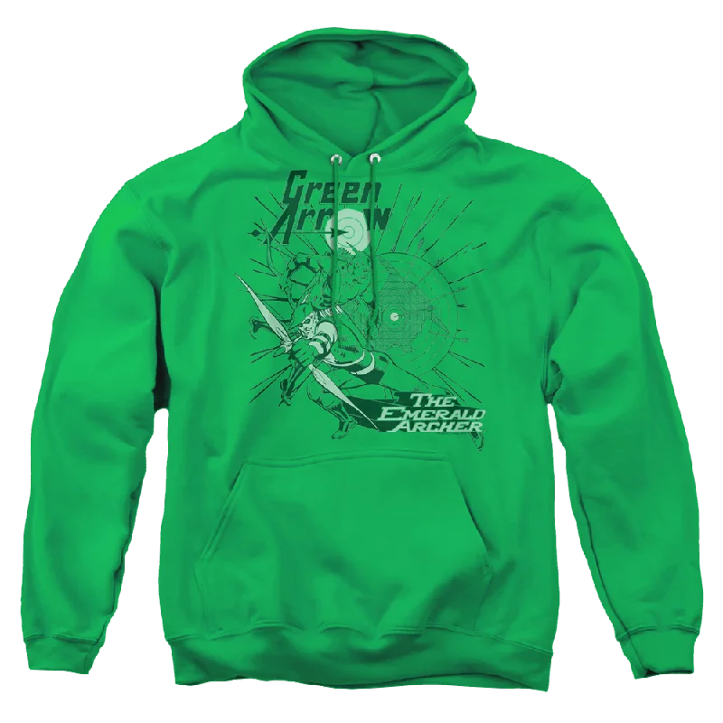 Green Arrow The Emerald Archer - Pullover Hoodie Turtleneck Warm Pullover