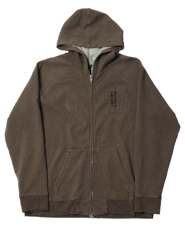 Vintage Zip Up Hoodie Hoodie with Half-Zip Sporty Casual