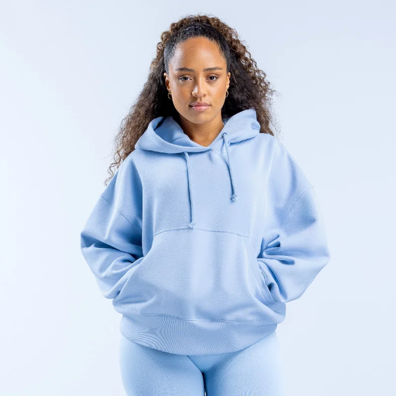 Signature Hoodie Hoodie with Frayed Bohemian Relaxed