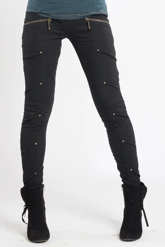 Twist Leggings Elegant Black Leggings