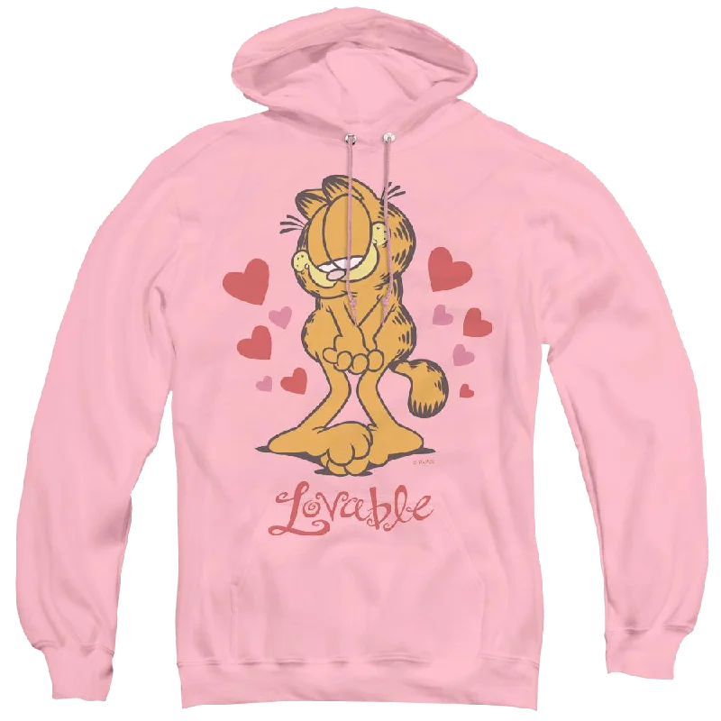 Garfield Lovable - Pullover Hoodie Flutter Sleeve Feminine