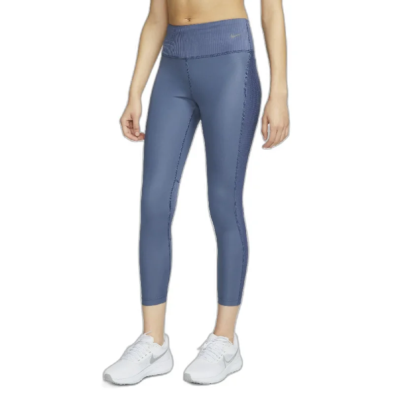 Fast Mid-Rise 7/8 Running Leggings Stylish Side-Stripe Leggings