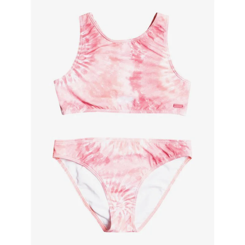 Roxy Girls 7-16 Colors Reflection Crop Top Bikini Set Welt Pockets Slit Pockets Flap Pockets Roxy Girls 7-16 Colors Reflection Crop Top Bikini Set Welt Pockets Slit Pockets Flap Pockets