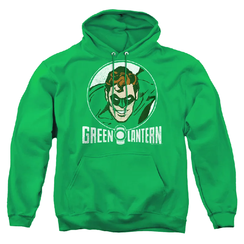 Green Lantern Lantern Circle - Pullover Hoodie Oblong Neck Pullover