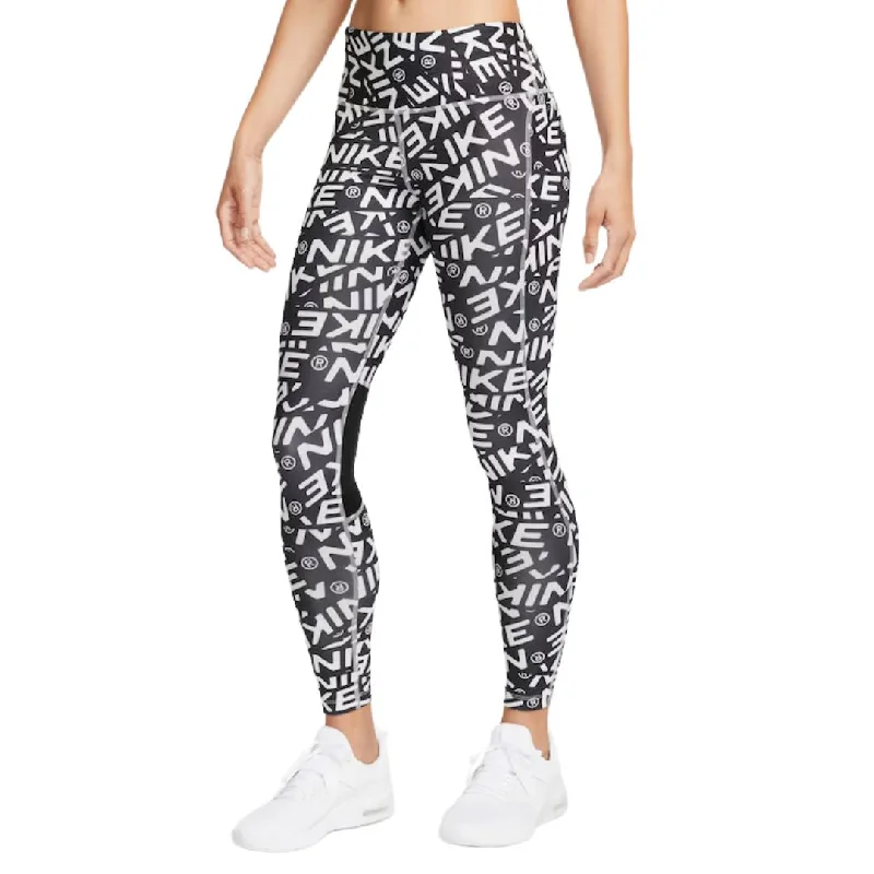 Dri-Fit Fast MR AOP Hybrid Leggings Stylish Pockets Active Leggings