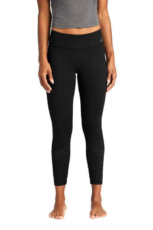 Ogio Womens Endurance Moisture Wicking Laser Tech Leggings - Blacktop - Closeout Comfortable Ribbed Sports Leggings Ogio Womens Endurance Moisture Wicking Laser Tech Leggings - Blacktop - Closeout Comfortable Ribbed Sports Leggings
