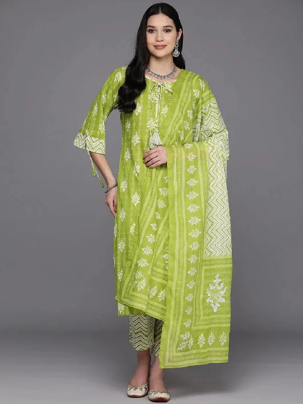 Lime Green Printed Cotton Straight Kurta With Trousers & Dupatta Skinny Trousers Denim Stretchy Lime Green Printed Cotton Straight Kurta With Trousers & Dupatta Skinny Trousers Denim Stretchy