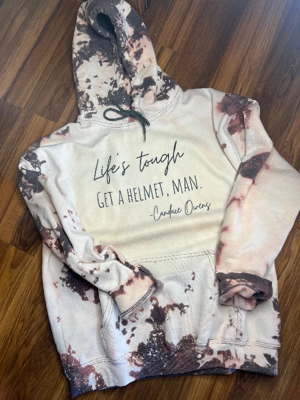 Tough hoodie Hoodie with Applique Textured Unique