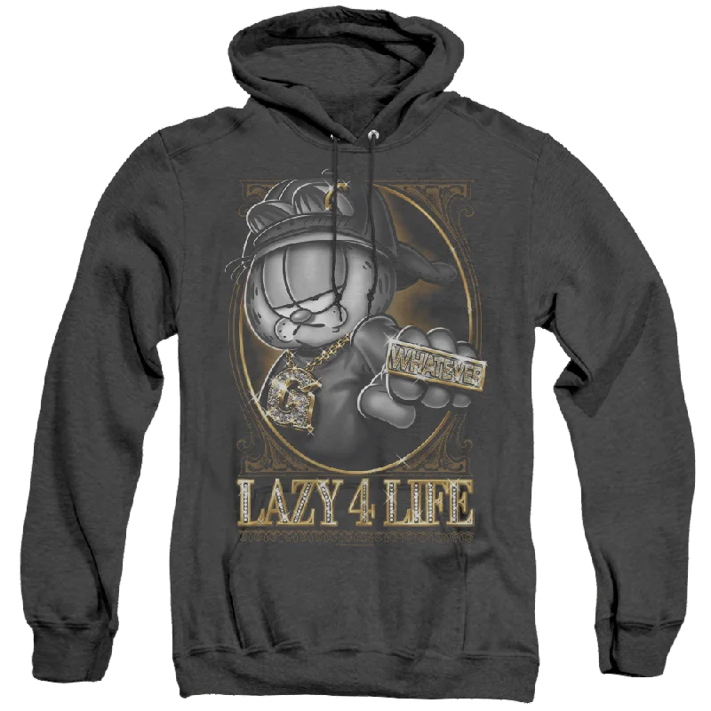 Garfield Lazy 4 Life - Heather Pullover Hoodie Halter Neck Top