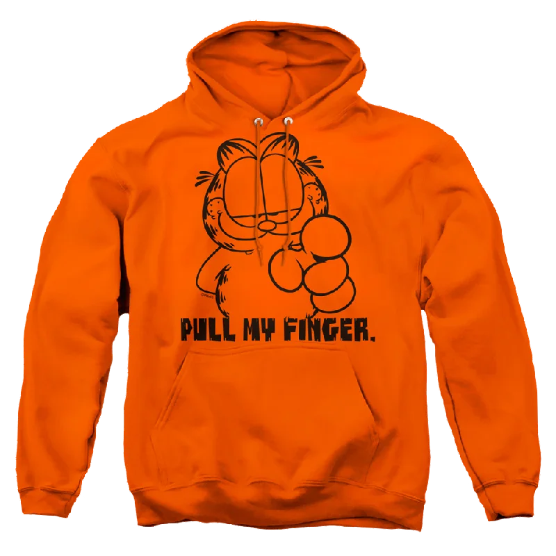 Garfield Pull My Finger - Pullover Hoodie dolman Sleeve Top