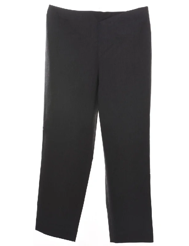 Dark Grey Trousers - W35 L30 Trousers Capri Summer