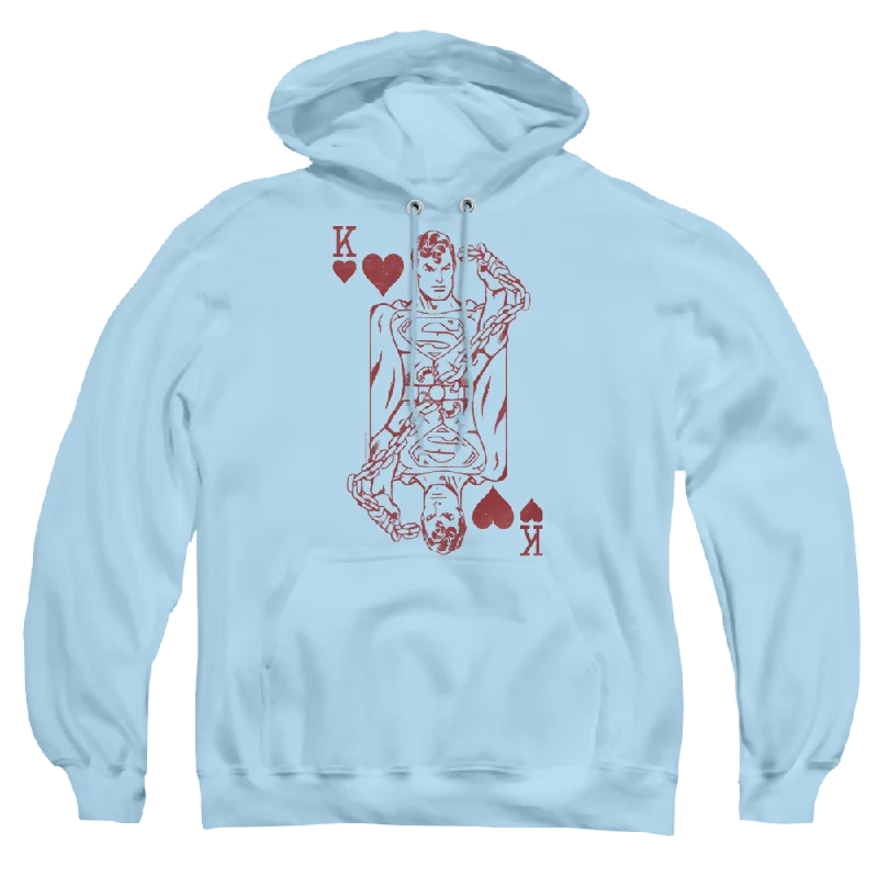 Superman Super Card - Pullover Hoodie Open Neck Pullover