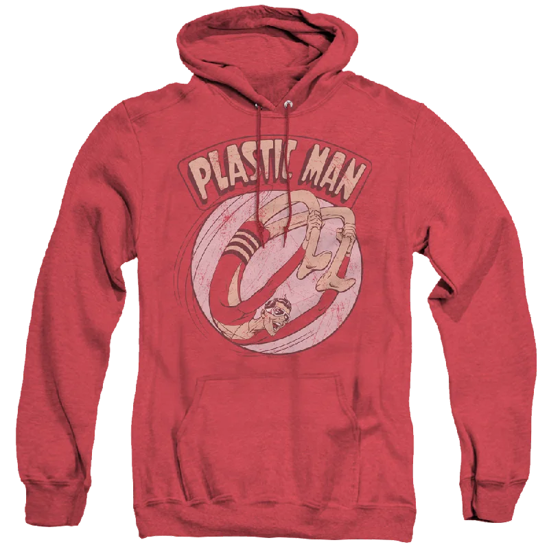 Plastic Man Bounce - Heather Pullover Hoodie Flare Sleeve Stylish
