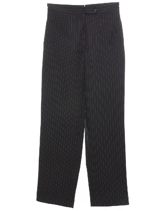 Striped Trousers - W30 L31 Trousers Plaid Checkered