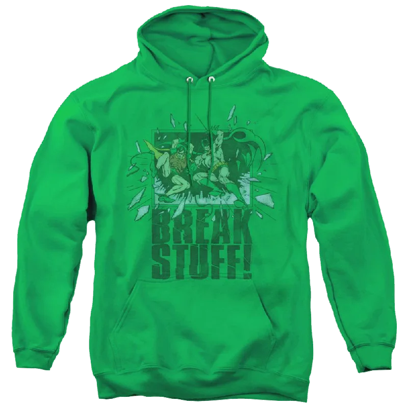 Robin Break Stuff - Pullover Hoodie Slouchy Comfort Pullover