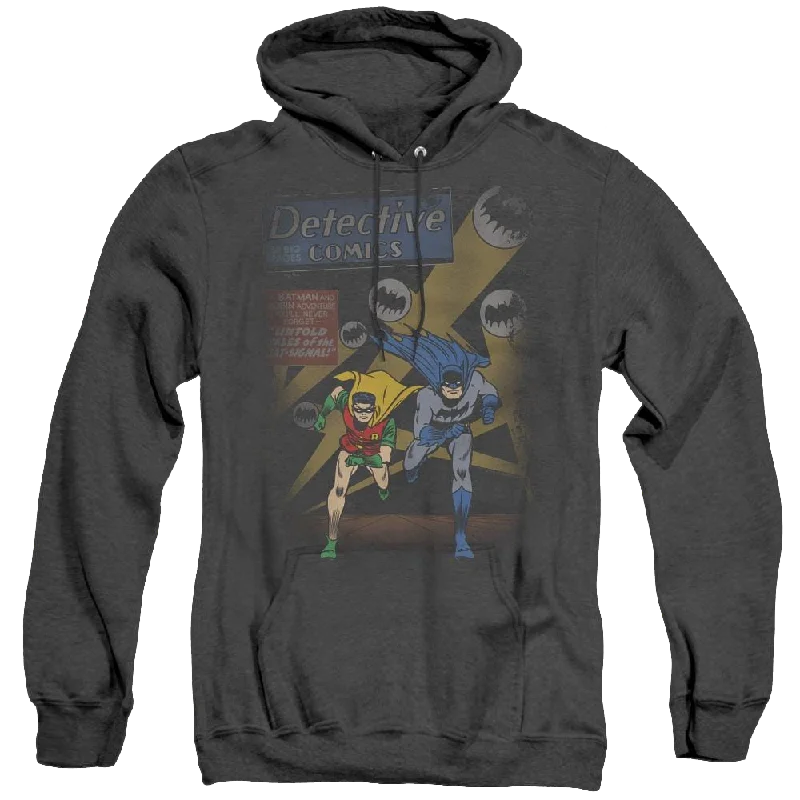 Dc Batman Dynamic Duo - Heather Pullover Hoodie Fine Merino Wool