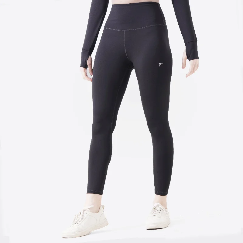 Tf-Charcoal Velocity Power Leggings Fashionable Quick-Dry Leggings