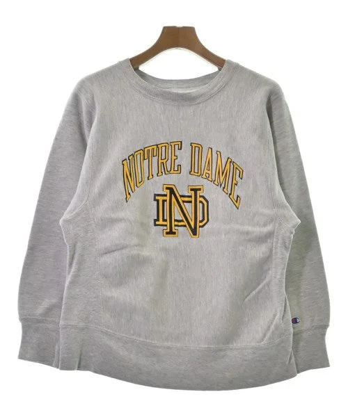 CHAMPION Sweatshirts Hoodie with High-Low Hem Asymmetrical Trendy