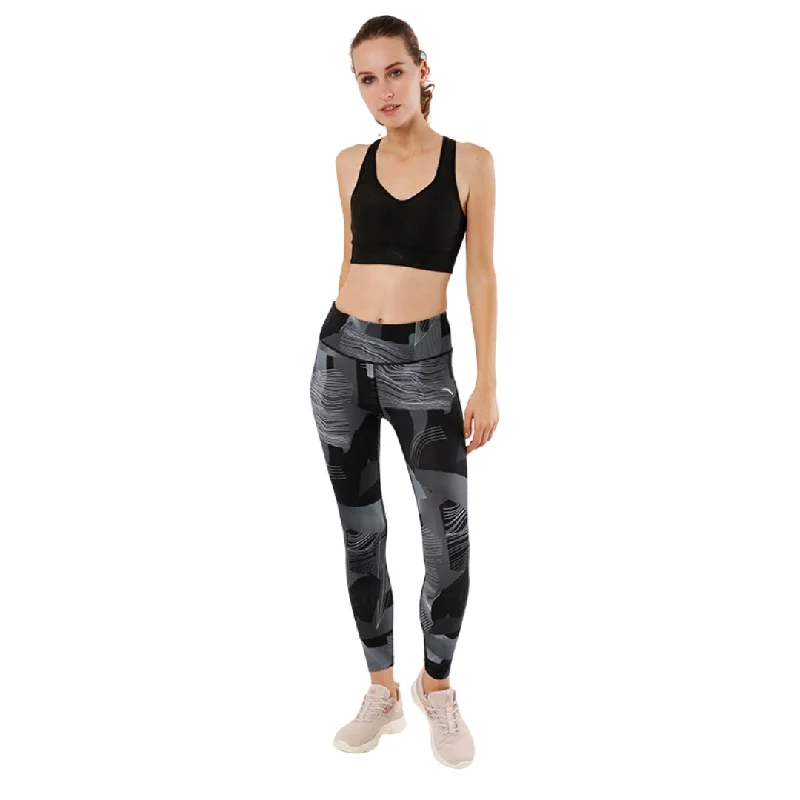 Elasticated High Waist Leggings Stylish Ankle-Length Leggings