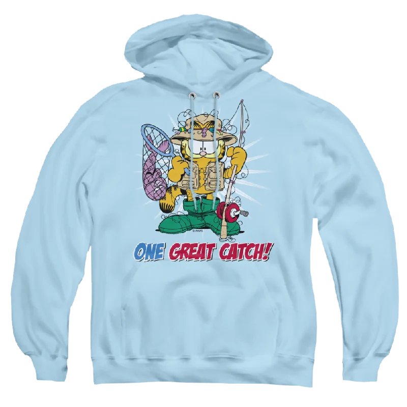 Garfield One Great Catch - Pullover Hoodie Cable Knit Chunky