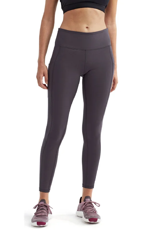 TriDri Womens Performance Leggings w/ Pockets - Charcoal Grey - Closeout Fashionable Full-Length Active Leggings TriDri Womens Performance Leggings w/ Pockets - Charcoal Grey - Closeout Fashionable Full-Length Active Leggings