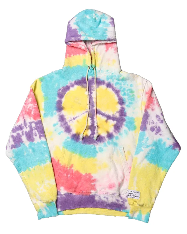 Tye Die Hoodie Hoodie with Patch Decorative Personalized