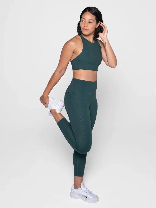 Girlfriend Collective Compressive High-Rise 7/8 Leggings Chic Printed Yoga Pants