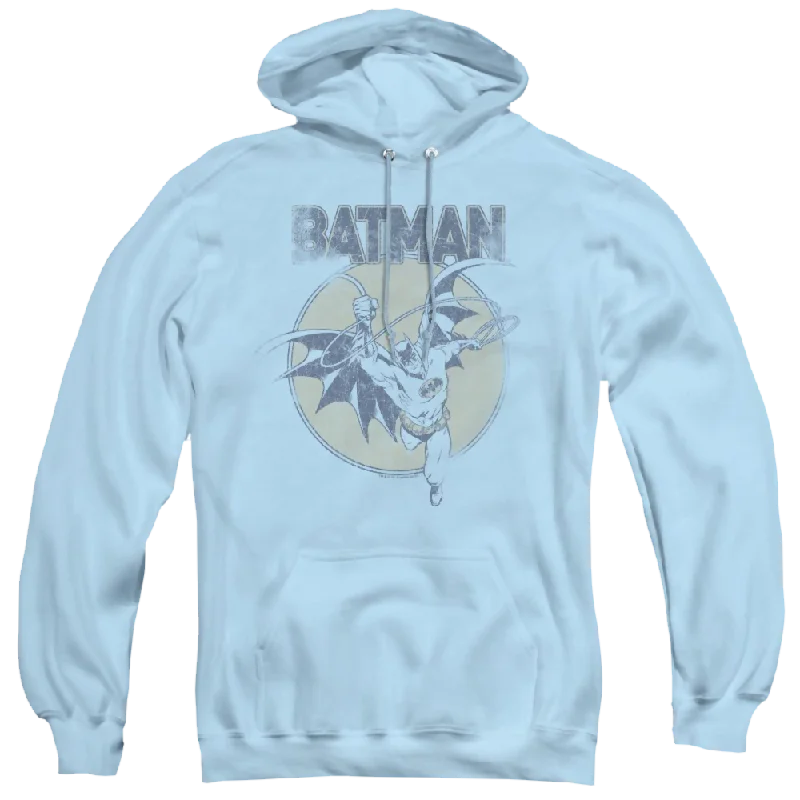 Dc Batman Swinging Bat - Pullover Hoodie Kimono Neck Pullover
