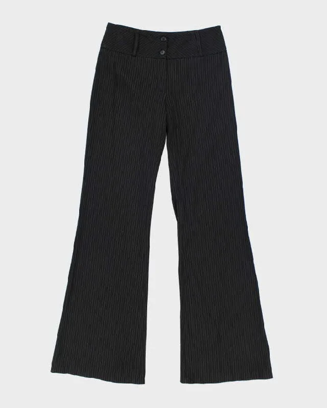 Y2k 00s Teenflo Striped Flare Suit Trousers - W28 L33 Trousers Bridal Satin