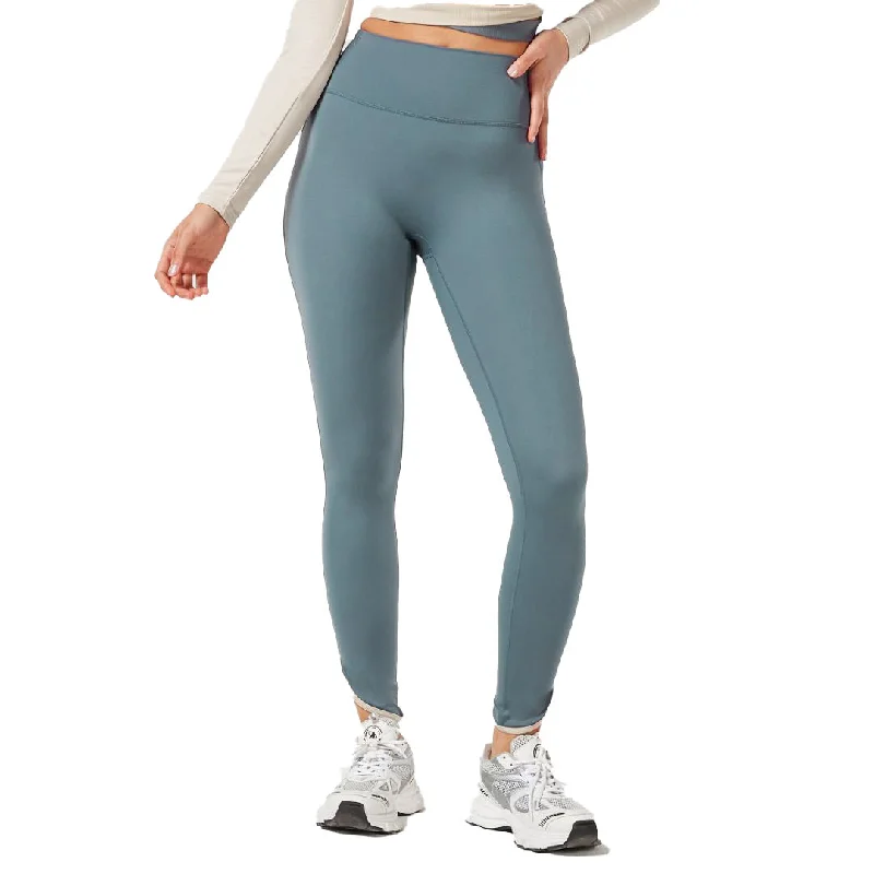 Retrograde Chic Leggings Trendy Leather-Look Workout Leggings