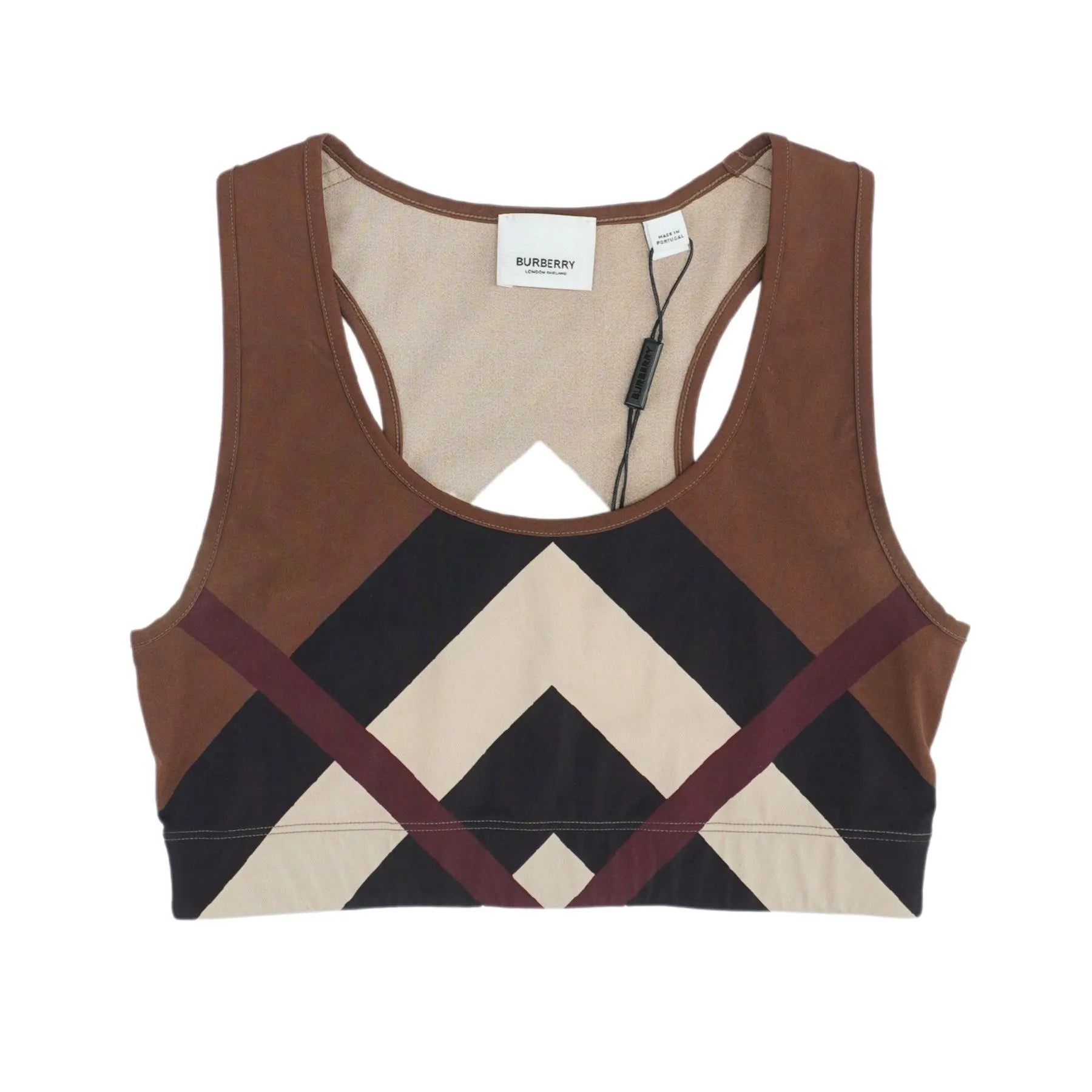 Burberry Crop Top - Women's XS Fleece Fabric Down Fabric Feather Fabric