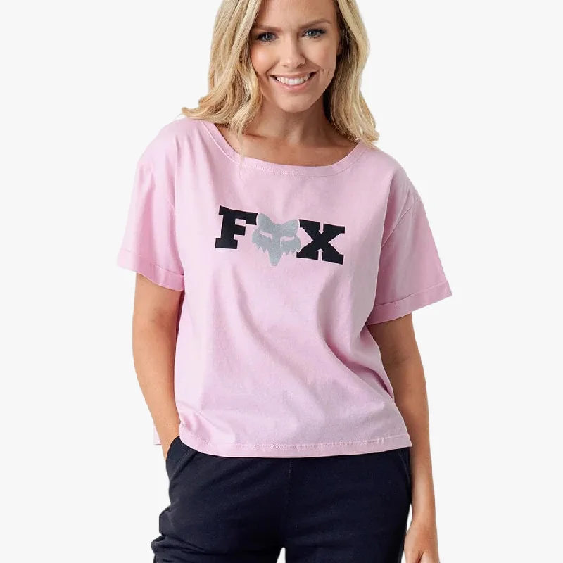 Fox Womens Bracer Crop Top Blush Crop Top Seamless Stretchy
